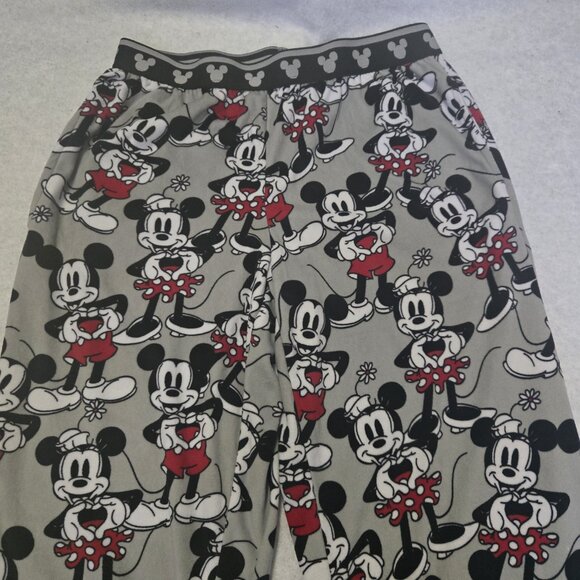 Disney Women's Mickey Mouse Pajama Pants Size M (8/10) - Picture 2 of 5